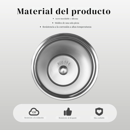 Termo de café con medidor de temperatura